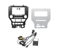 Panel de navegación Compatible con Ford Mustang 2015-2018. Adaptador de marco de fascia de 9 pulgadas para caja Canbus, radio, kit de montaje de panel de instrumentos(Low Full Set-A)