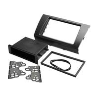Panel de navegación Kit adaptador de montaje en salpicadero para radio estéreo de coche de 1 o 2 DIN, panel de DVD y audio, compatible con Suzuki Swift 2005-2010