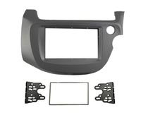 Panel de navegación Kit de instalación de panel frontal doble DIN para radio DVD estéreo CD compatible con Honda Jazz Fit 2008-2013.(RHD-gray)