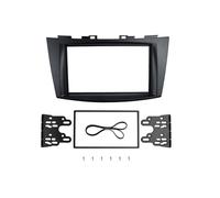 Panel de navegación Kit de instalación de panel frontal para radio de coche doble 2 DIN con CD/DVD, embellecedor y moldura para salpicadero. Compatible con Suzuki Swift(178X100 mm)