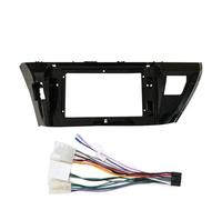Panel de navegación Marco frontal para radio de coche 2DIN de 10,1 pulgadas compatible con TOYOTA Corolla Levin 2014-2018. Instalación en salpicadero con marco para DVD.(Frame-cord 10.1 Inch)
