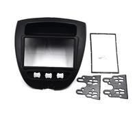 Panel de navegación Marco Para Radio DVD De Coche Doble DIN De 7 Pulgadas Compatible Con Citroën C1 Compatible Con Peugeot 107 (2005-2014).