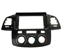 Panel de navegación Panel frontal de 9 pulgadas para Toyota Fortuner Hilux 2005-2014, doble DIN, para estéreo de coche, DVD.(Frame-2005-06 MT)