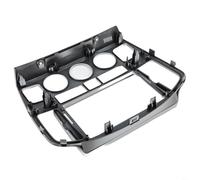 Panel de navegación para salpicadero de radio de coche para Suzuki para Grand para VITARA XL-7 2001-2006, marco de fascia de plástico ABS para actualización estéreo de 9 pulgadas, negro (plata)
