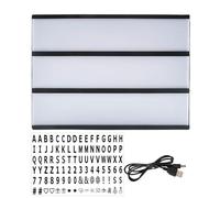 Panel De Pantalla Brillante Cine, Retro Fuente De Alimentación Interior - Mesa De Mensajes LED Para Cine | Para la Cámara, Escuela, Eventos, Reuniones, Mesa, Jardín,