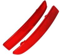 Panel de parachoques reflectante, BTFWM Reflector de parachoques trasero, 1 par de luces de posición reflectantes for Volkswagen Golf 5 Mk5 R32 2004-2009, color rojo