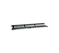 Patch Panel Phasak PU 4811 24P Cat.6A UTP RJ45 Dual 0.5U Slim Rack 19" Organizador