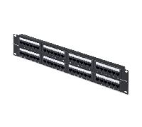 Panel de Parcheo 2U de 48 Puertos Cat6 RJ45 - UTP -Tipo 110