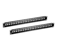 Panel de parcheo en blanco TRENDnet de 24 puertos 1U, TC-KP24/2, montura metálica 1U de 19"