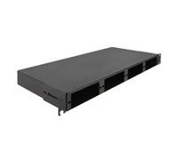 Panel de parcheo LWL HD (Alta Densidad) de 19" 1U, Patch Panel negro