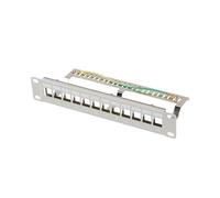 Panel de parcheo vacío 12 PORT 1U 10 FTP con PPKS-9212-S