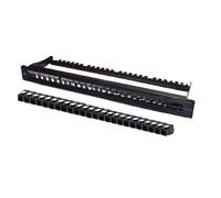 WP Europe PANN.1U con 24 RJ45U Cat.6 Nero