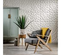 Panel de pared 3D WallArt | 12 paneles de pared 3D (3 m²) | Decoración 3D, revestimiento de pared decorativo para crear una pared 3D (PUCK)