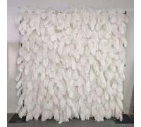 Panel de Pared con Flores de 100x100 cm, Fondo de Flores Artificiales, decoración Floral para Bodas, San Valentín, Fiestas de Chicas, sesiones fotográficas de Retratos, Accesorios de Estudio,Style c