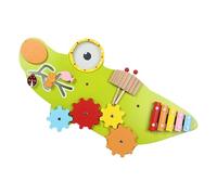 Panel De Pared De Actividad - Madera Natural 18 PB | De Motricidad Fino Y Tablero Sensorial para Niñas Niños Preescolar Guardería Jardín Invernadero Sala De Juegos Centro De Guardería