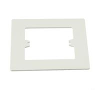 Panel de pared de enchufe de interruptor de 86 tipos, cubierta de marco elegante para interiores modernos, placa frontal de PC en blanco, gris dorado, actualización simple de la caja inferior