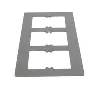 Panel de pared de enchufe de interruptor de 86 tipos, elegante moldura de placa frontal para interiores modernos, construcción robusta de PC, fácil ajuste, opciones de color blanco, gris y dorado