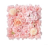 Panel de pared de rosas florales para retrato de novia, recepción de boda, evento de aniversario, fondo de fiesta, uso decorativo (rojo claro)