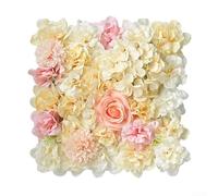 Panel de pared de rosas florales para retrato de novia, recepción de boda, evento de aniversario, fondo de fiesta, uso decorativo (amarillo claro)