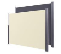 Panel De Pared De Toldo Lateral Retráctil For Patio, Pantalla De Viento | Resistente Al Viento Y A La Lluvia,Fácil De Almacenar,Diseño De Inclinación Y Tirador Lateral(Dark Gray,1.8x3m/6x10ft)