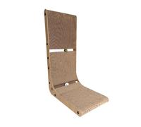 Panel de pared para arañazos de gato, rascador en forma de L, rascador vertical para gatos, tabla de garra con juguetes con bolas de gato, superficie robusta para actividades para alma