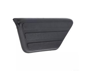 Panel de paso izquierdo para GMC para Sierra 1500 99 - 05 - Robusta protección de umbral negro de plástico sin taladrar