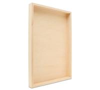 Panel de pintura de abedul, 13 x 19 x 1-1/2 pulgadas, tableros de lienzo de madera para pintar, carteles en blanco para manualidades, por Woodpeckers