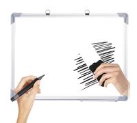 Panel de pizarra magnética - Bloc de notas de pared de borrado en de 30 x 40 cm, superficie grabable, acabado liso | Oficina, hogar, escuela, sala de conferencias, cocina, aula, planificación, di