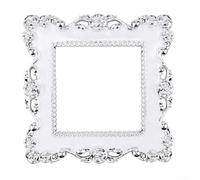 Panel de placa de dedo de enchufe envolvente de interruptor de resina con plástico y acabado galvanizado para uso decorativo en pared (A)