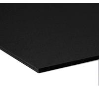 Panel de placa Forex de PVC negro de alta calidad, grosor 10 mm (formato 70 x 100 cm)