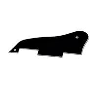 Panel de placa para rascar golpeador de guitarra, soporte de PVC negro, antipara piezas eléctricas, accesorios de placa negra para