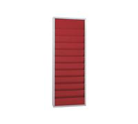 Panel de planificación, con 10 carriles EICHNER, de dos hileras, H x A x P 1280 x 554 x 74 mm