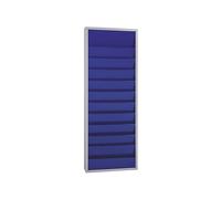 Panel de planificación, con 10 carriles EICHNER, de dos hileras, H x A x P 1280 x 554 x 74 mm