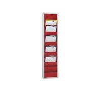 Panel de planificación, con 10 carriles EICHNER, de una hilera, H x A x P 1280 x 315 x 74 mm