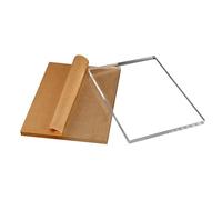Panel de plástico de lámina acrílica transparente de 3mm, tablero rígido y ligero for manualidades, exhibición, protección de escritorio, proyectos personalizados DIY(200mmx400mmx3mm(2pcs))