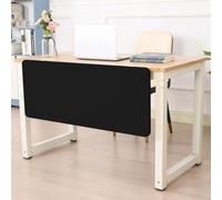 Panel de privacidad de escritorio, divisor de modestia debajo del escritorio para estaciones de trabajo de oficina y hogar, reduce las perturbaciones visuales y ruidos, gestión de cables