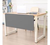 Panel de privacidad de escritorio, divisor de modestia debajo del escritorio para estaciones de trabajo de oficina y hogar, reduce las perturbaciones visuales y ruidos, gestión de cables