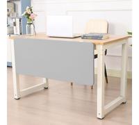 Panel de privacidad de escritorio, divisor de modestia debajo del escritorio para estaciones de trabajo de oficina y hogar, reduce las perturbaciones visuales y ruidos, gestión de cables