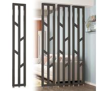Panel de privacidad de hierro - Separador de habitación de pared de suelo a techo, altura ajustable para restaurantes, hoteles, cocinas y apartamentos.