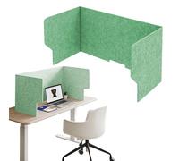 Panel De Privacidad De Separadores, 60/80/100/120cm Tablero De Partición De Escritorio, Divisores Reduce El Ruido Y Las Distracciones Visuales, Para Escuela, Oficina, Biblioteca(Green,60cm)