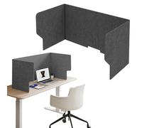 Panel De Privacidad De Separadores, 60/80/100/120cm Tablero De Partición De Escritorio, Divisores Reduce El Ruido Y Las Distracciones Visuales, Para Escuela, Oficina, Biblioteca(Darkgray,60cm)