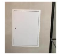 Panel de puerta de acceso al fuego empotrable con llave, cubierta de agujero de eje de servicio de metal con cerradura para paneles de yeso y sistemas ocultos