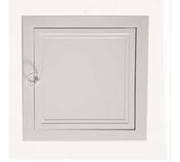 Panel de puerta de acceso con manija, cubierta de escotilla de inspección blanca de aleación de aluminio para servicio de electricidad de agua a gas en paneles de yeso(28x32in/71x81cm)