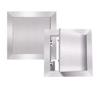 Panel de puerta de acceso de acero inoxidable resistente: trampilla de mantenimiento hermética for fácil acceso(22x22in)