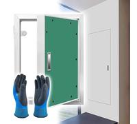Panel de puerta de acceso oculto de 30 x 40 cm para paneles de yeso, ideal para inspecciones y fontanería, cerradura izquierda, versátil, opciones de 40 a 200 cm, duradero y fácil instalación
