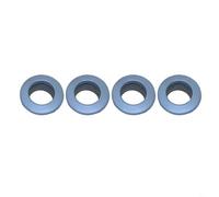 Panel de puerta de bloqueo Pin ojal 4 piezas para Volvo S80 I 1999-2006 S60 I 2001-2009 V70 Ii 2000-2007 Xc70 Ii Xc90 Kit de reparación de puerta interior de plástico negro (gris)