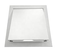Panel de puertas de acceso resistente al fuego, trampilla de inspección de aleación de aluminio, placa de cubierta de orificio de servicio para pared y techo, electricidad y plomería(16x32in/41x81cm)