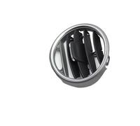 Panel de salida de aire acondicionado para salpicadero delantero de coche, repuesto para Porsche Boxster Cayman 987 2006-2012 987552131 (negro liso) (gris con cromo)