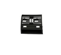 Panel de salida de ventilación de aire acondicionado de la primera fila, izquierdo, central y derecho, placa cromada, compatible con BMW Serie 5 F10 F18(Rear with heat)