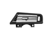 Panel de salida de ventilación de aire acondicionado de la primera fila, izquierdo, central y derecho, placa cromada, compatible con BMW Serie 5 F10 F18(R with chrome)